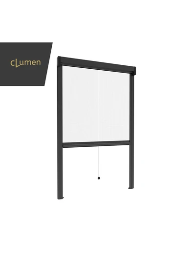 C-LUMEN Vertical Mosquito Net Windproof Pressure Mounting Soft Push&Clouse System suitable for window