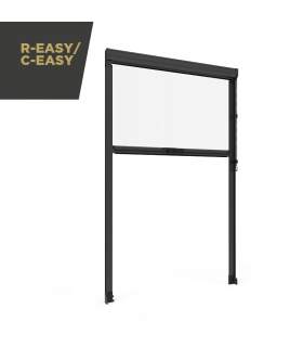 R-Easy/C-Easy Vertical roll-up chain mosquito net with tension spring for window or patio door