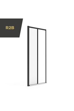 R2B Mosquitera enrollable lateral para puerta con pasamanos