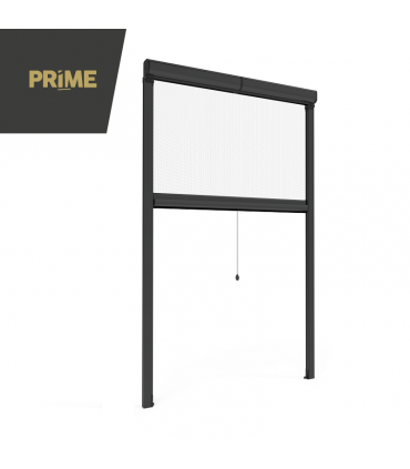 PRIME V Telescopic vertical spring anti-flexion mosquito net with telescopic guides roll-up window blind