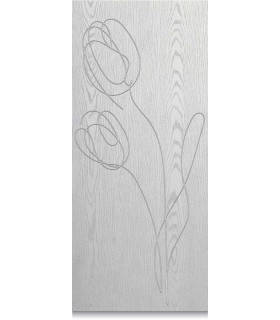 Customized fiberglass panel for outdoor use in various colors Tulip model thickness 6/7 mm