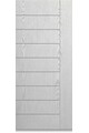 Customized fiberglass panel for outdoor use in various colors Elba model thickness 6/7 mm