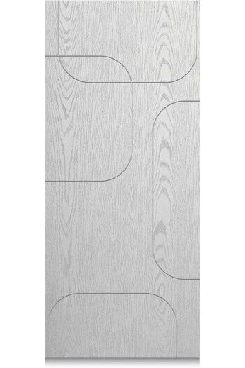 Panel de fibra de vidrio a medida para exterior en varios colores modelo Squares espesor 6/7 mm