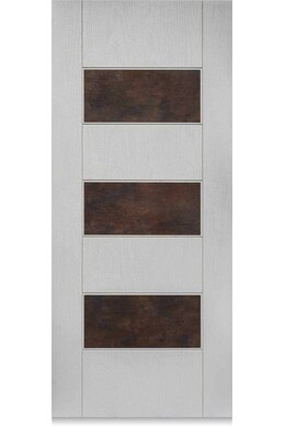 Maßgeschneiderte Glasfaserplatte für den Außenbereich in verschiedenen Farben Modell Helios Corten Dicke 6/7 mm