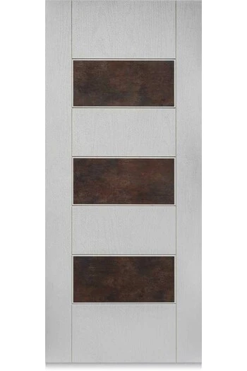 Custom-made fiberglass panel for outdoor use in various colors Helios Corten model thickness 6/7 mm