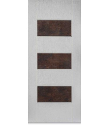 Maßgeschneiderte Glasfaserplatte für den Außenbereich in verschiedenen Farben Modell Helios Corten Dicke 6/7 mm