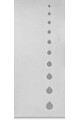 Customized fiberglass panel for outdoor use in various colors Drops model thickness 6/7 mm