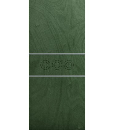 Customized panel for outdoor and indoor use in various colors Corvus model silver aluminum inserts