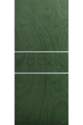Panneau sur mesure pour l'extérieur et l'intérieur en différentes couleurs modèle Corvus inserts en aluminium argenté
