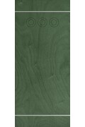 Customized panel for outdoor and indoor use in various colors Crux model silver aluminum inserts