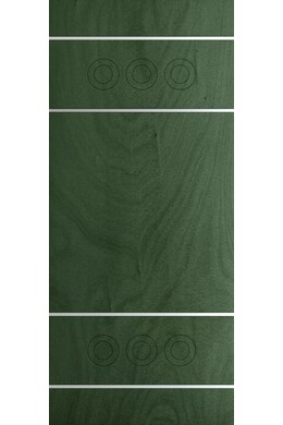 Customized panel for outdoor and indoor use in various colors model Hidra silver aluminum inserts