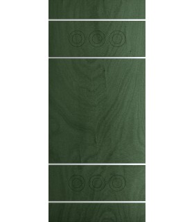 Customized panel for outdoor and indoor use in various colors model Hidra silver aluminum inserts