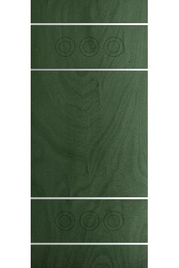Customized panel for outdoor and indoor use in various colors model Hidra silver aluminum inserts