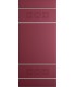 Customized panel for outdoor and indoor use in various colors model Libra silver aluminum inserts