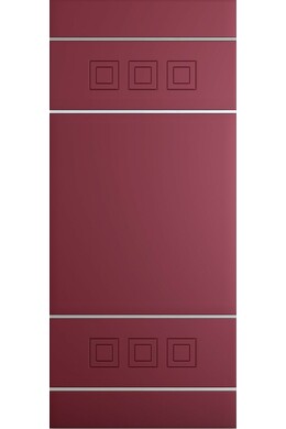 Customized panel for outdoor and indoor use in various colors model Libra silver aluminum inserts