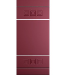 Customized panel for outdoor and indoor use in various colors model Libra silver aluminum inserts