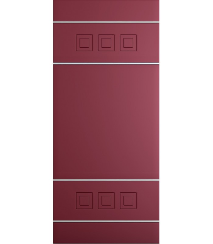 Customized panel for outdoor and indoor use in various colors model Libra silver aluminum inserts