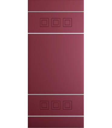 Customized panel for outdoor and indoor use in various colors model Libra silver aluminum inserts