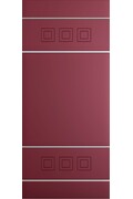 Customized panel for outdoor and indoor use in various colors model Libra silver aluminum inserts