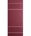 Customized panel for outdoor and indoor use in various colors model Libra silver aluminum inserts