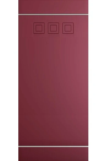 Panneau sur mesure pour l'extérieur et l'intérieur, disponible en plusieurs couleurs Modèle Music inserts en aluminium argenté