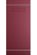 Customized panel for outdoor and indoor use in various colors model Music silver aluminum inserts