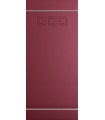 Customized panel for outdoor and indoor use in various colors model Music silver aluminum inserts