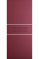 Customized panel for outdoor and indoor use in various colors model Pegasus silver aluminum inserts