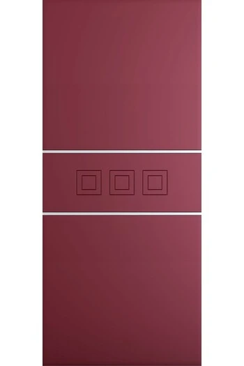 Customized panel for outdoor and indoor use in various colors model Pegasus silver aluminum inserts