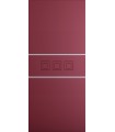 Customized panel for outdoor and indoor use in various colors model Pegasus silver aluminum inserts