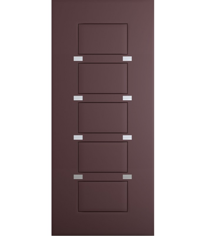 Customized panel for outdoor and indoor use in various colors Alcor model silver aluminum inserts