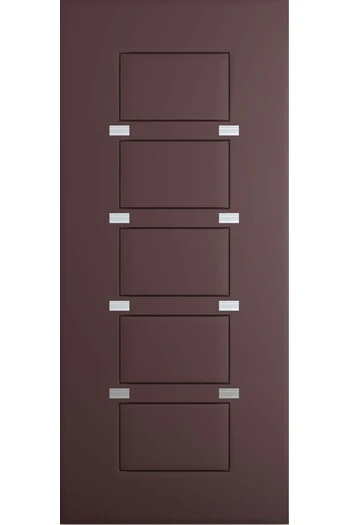 Customized panel for outdoor and indoor use in various colors Alcor model silver aluminum inserts