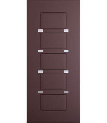 Customized panel for outdoor and indoor use in various colors Alcor model silver aluminum inserts