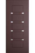 Customized panel for outdoor and indoor use in various colors Alcor model silver aluminum inserts