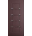 Customized panel for outdoor and indoor use in various colors Alcor model silver aluminum inserts