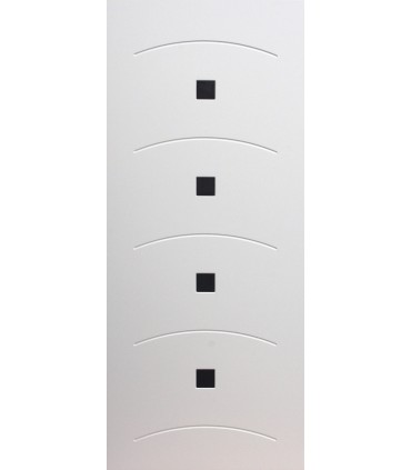 Customized panel for outdoor and indoor use in various colors Swan model silver aluminum inserts