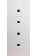 Customized panel for outdoor and indoor use in various colors Swan model silver aluminum inserts