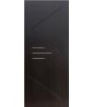 Panel a medida para exterior e interior en varios colores modelo Aldebaran inserciones de aluminio plateado