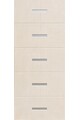 Customized panel for outdoor and indoor use in various colors Marina model silver aluminum inserts