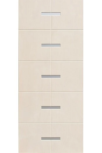 Customized panel for outdoor and indoor use in various colors Marina model silver aluminum inserts