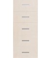 Customized panel for outdoor and indoor use in various colors Marina model silver aluminum inserts