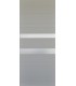 Customized panel for outdoor and indoor use in various colors model Horizzontal silver aluminum inserts