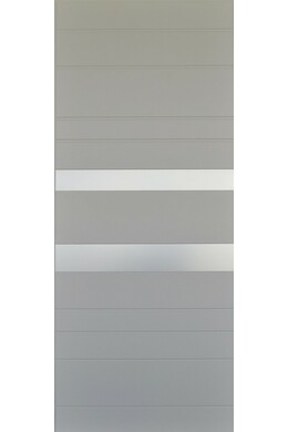 Customized panel for outdoor and indoor use in various colors model Horizzontal silver aluminum inserts