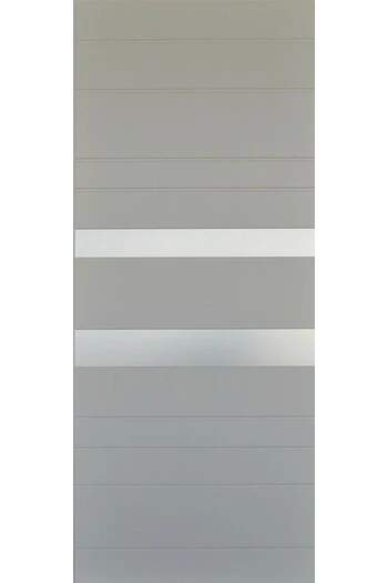 Paneel nach Maß für den Außen- und Innenbereich in verschiedenen Farben Modell Horizzontal silberne Aluminiumeinsätze