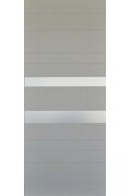 Customized panel for outdoor and indoor use in various colors model Horizzontal silver aluminum inserts