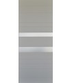 Customized panel for outdoor and indoor use in various colors model Horizzontal silver aluminum inserts