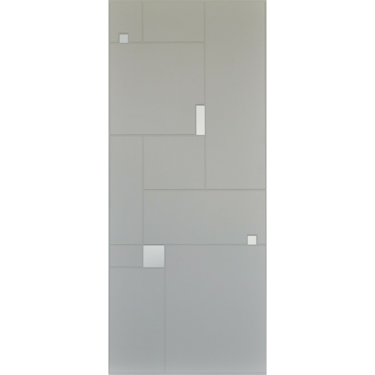 Panel a medida para exterior e interior en varios colores Inserciones de aluminio plateado modelo Lego