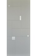 Maßgeschneidertes Paneel für den Außen- und Innenbereich in verschiedenen Farben Lego-Modell silberne Aluminiumeinsätze