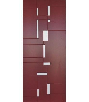 Customized panel for outdoor and indoor use in various colors Soap model silver aluminum inserts