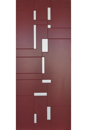 Panneau sur mesure pour l'extérieur et l'intérieur, disponible en plusieurs couleurs Modèle Soap inserts en aluminium argenté